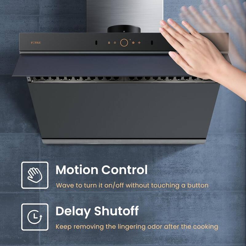 FOTILE Slant Vent Series JQG7507Y 30" 1100 CFM Under or Wall